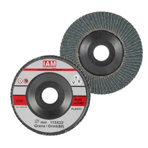 Disco Lamellare In Ossido Di Zirconio Draper 83157 - 115 X 22,23 Mm, Grana 40, Per Smerigliatrice Angolare