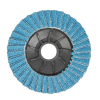 Disco lamellare doppia lamella in Zirconio con supporto in Nylon 115 x 22 mm  – grana 40 - immagine 3